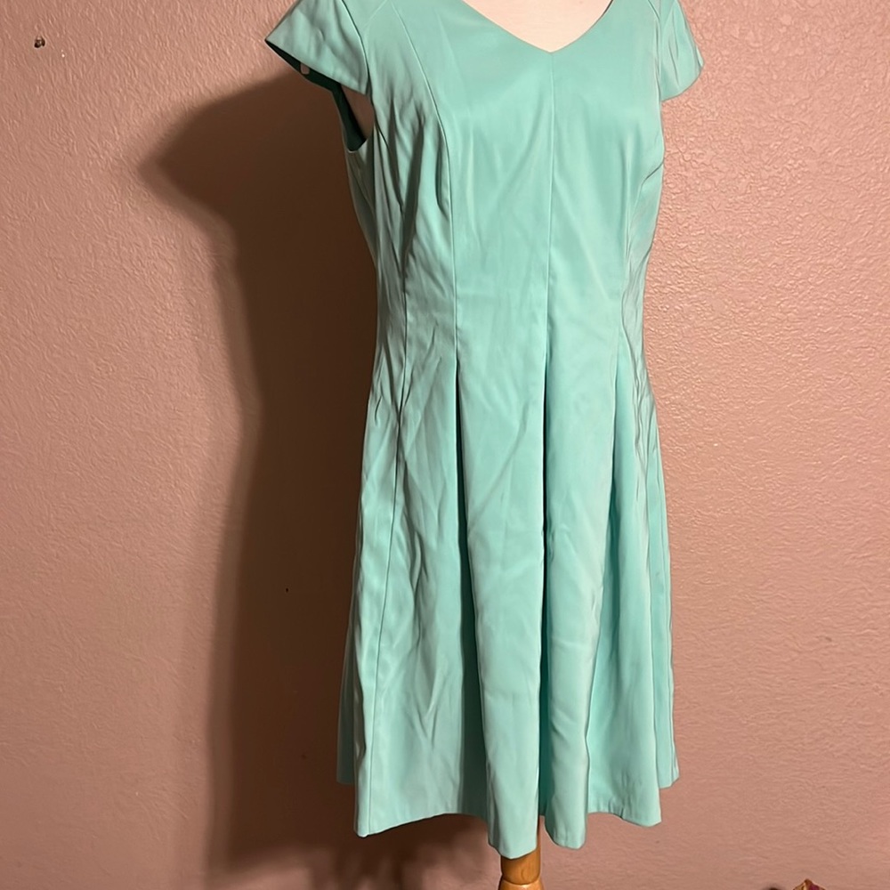 Dress barn Mint green dress sz12